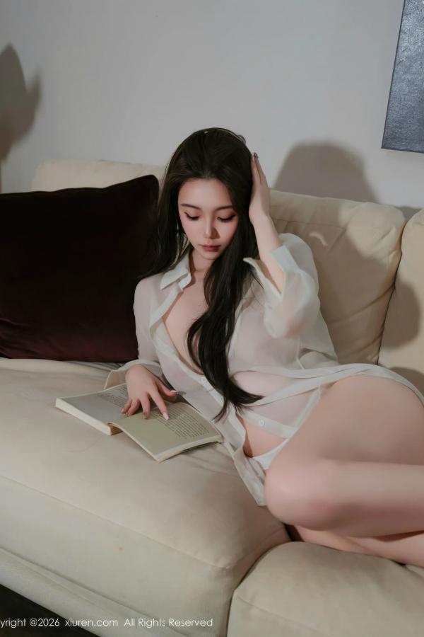   [XiuRen]高清写真图 2026.01.08 No.11208 Laurel_Zoe 薄透衬衫第9张图片
